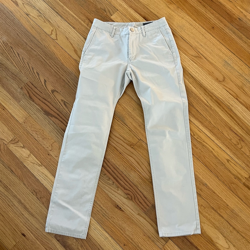 Men’s SLIM 29x32 Bonobos Washed Chinos (Stone Cutters - light khaki)